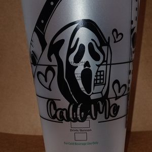 Limited Time Offer! Free Shipping! New! Horror Starbucks cold cup! 24oz